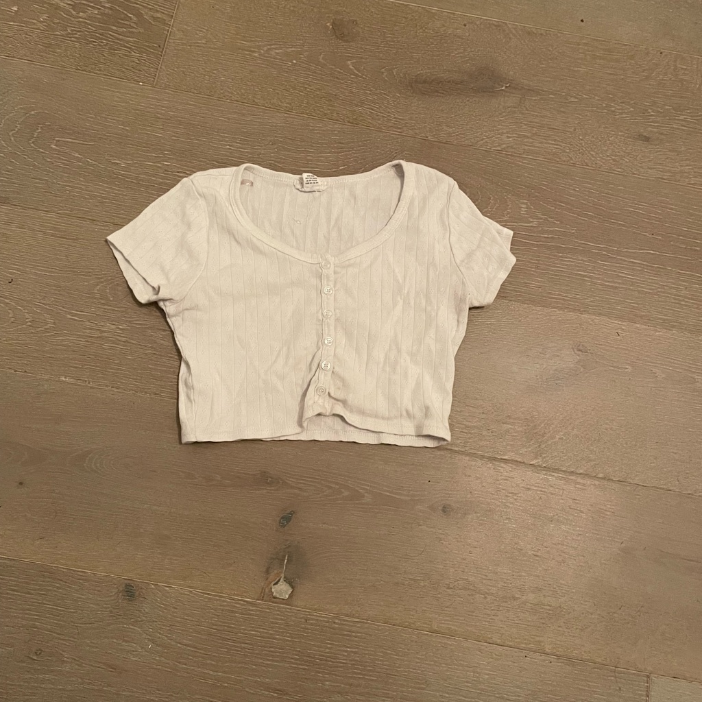 Cropped Button Up Tee